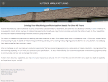 Tablet Screenshot of kutznermanufacturing.com